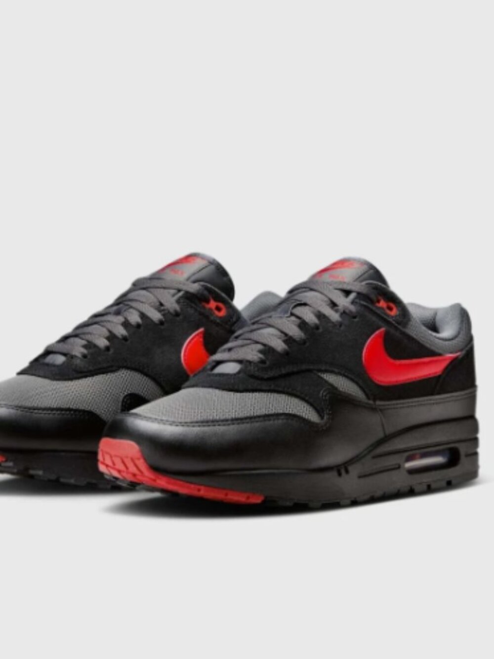 NEW Nike Air Max 1 Essential University Red Black Men’s Size